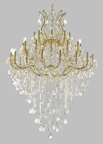 Maria Theresa Crystal Chandelier Lighting Perfect For An Entryway Or Foyer