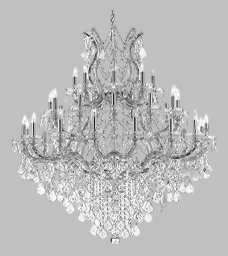 Maria Theresa Crystal Chandelier Lighting Perfect For An Entryway Or Foyer