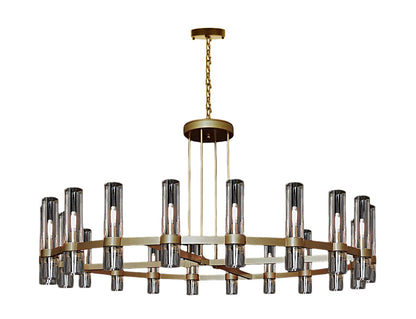 varella round chandelier