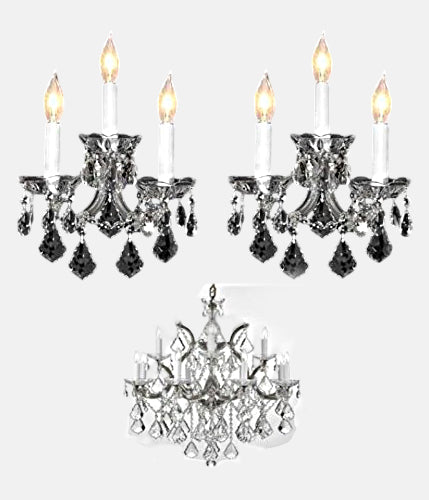 Crystal Chandelier Lighting Maria Theresa Wall Sconce Trimmed With Spectra (Tm)