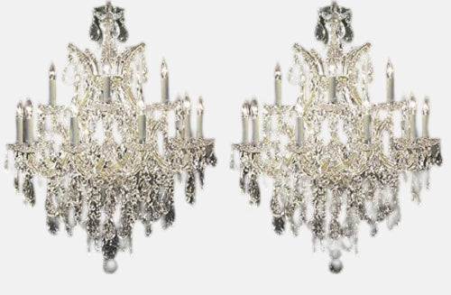 Maria Theresa Swarovski Crystal Trimmed Chandelier Lighting Chandeliers 