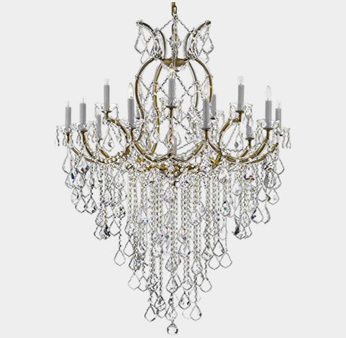 Maria Theresa Chandelier Empress Crystal (Tm) Lighting Chandeliers Great For Large Foyer / Entryway