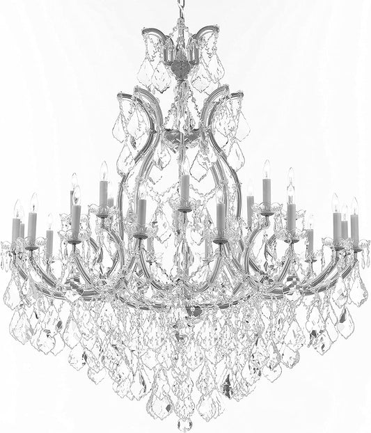 Large Foyer / Entryway Maria Theresa Empress Crystal (TM) Chandelier Lighting H 52" x W 46